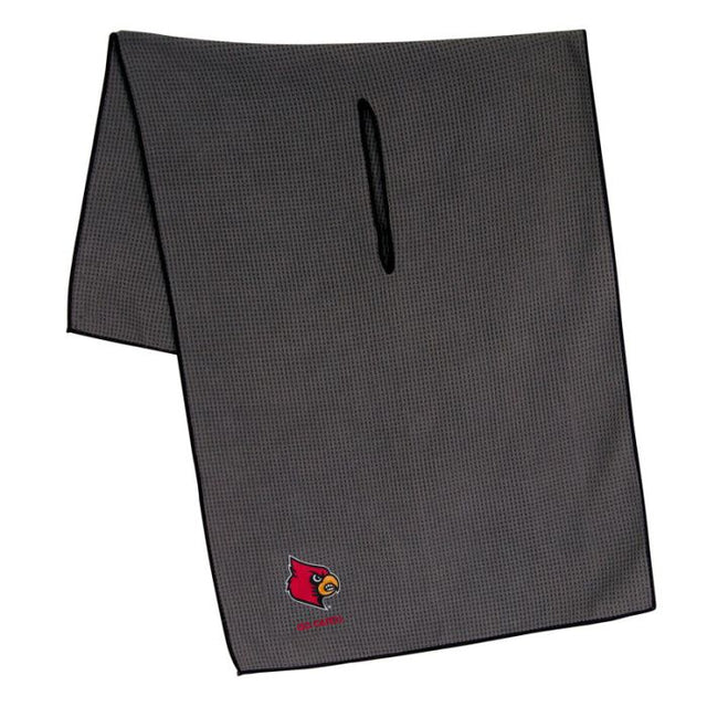 Louisville Cardinals Towel - Grey Microfiber 19" x 41"