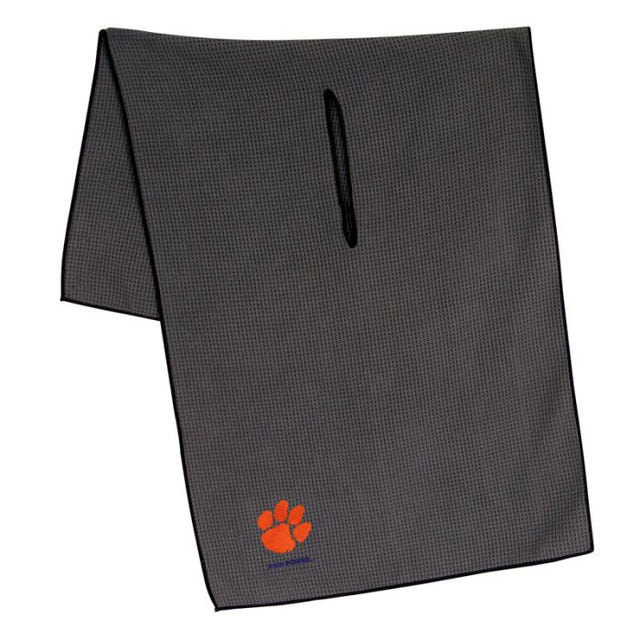 Clemson Tigers Towel - Grey Microfiber 19" x 41"