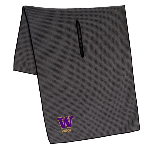 Toalla de microfibra gris de Washington Huskies, 48 ​​x 104 cm