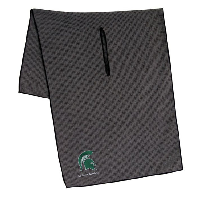 Toalla de microfibra gris de los Spartans de Michigan State, 48 x 104 cm