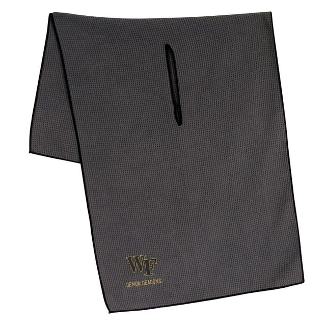 Wake Forest Demon Deacons Towel - Grey Microfiber 19" x 41"