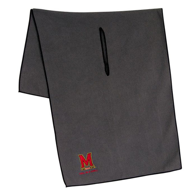 Maryland Terrapins Towel - Grey Microfiber 19" x 41"