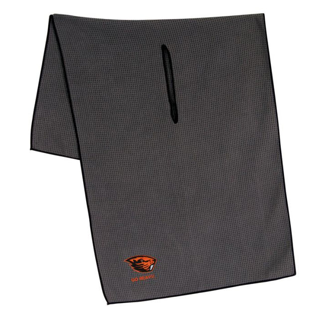 Toalla de microfibra gris de Oregon State Beavers, 48,2 x 104,4 cm