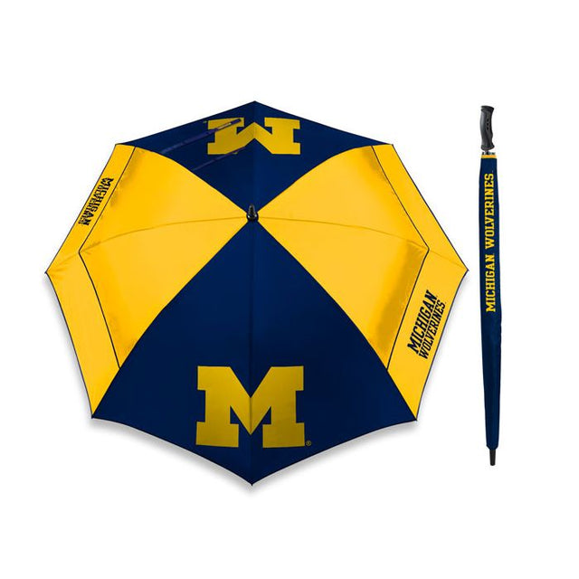 Michigan Wolverines Umbrellas Windsheer 62"