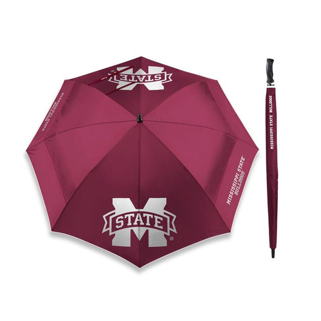 Paraguas de los Mississippi State Bulldogs Windsheer de 62"