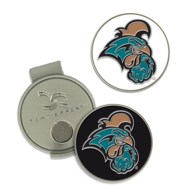 Pinza para sombrero y marcadores de los Coastal Carolina Chanticleers