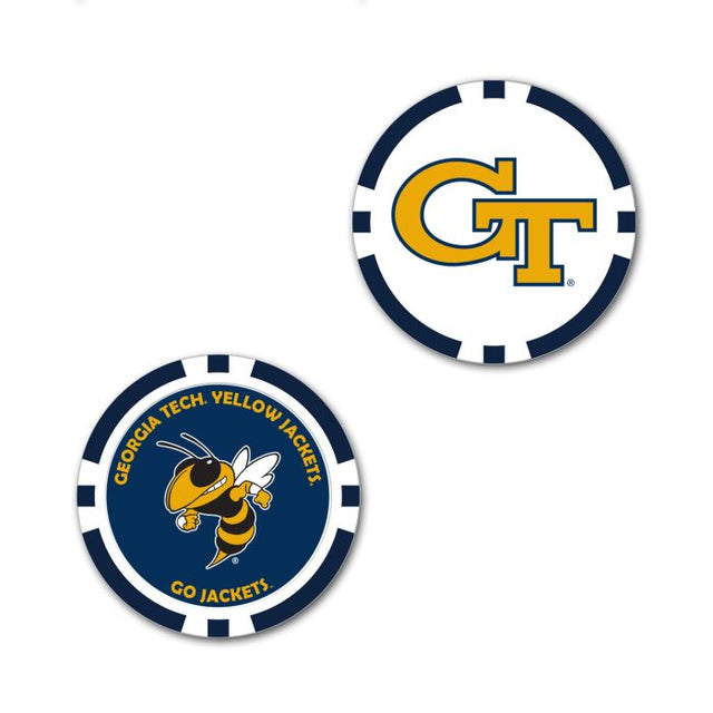 Georgia Tech Yellow Jackets Ball Marker - Oversized indiv.