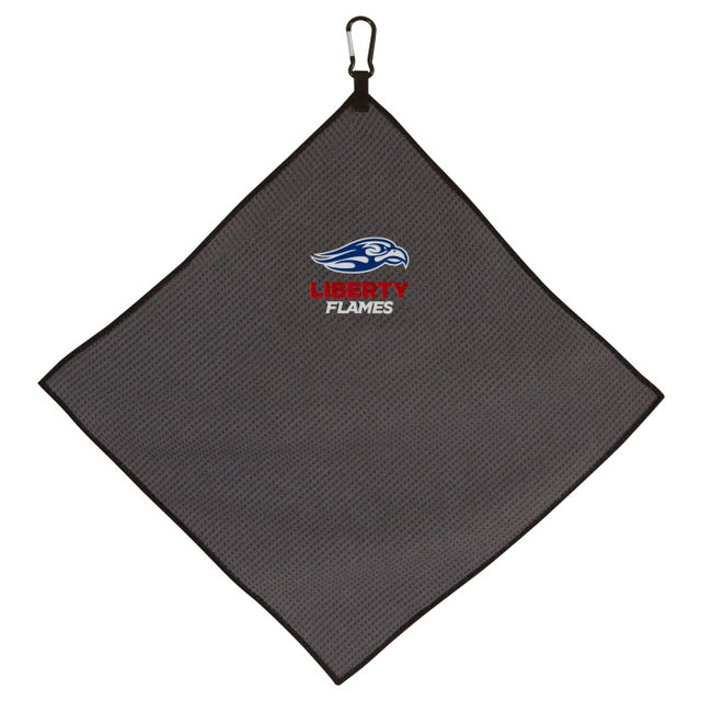 Toalla Liberty Flames - Microfibra gris 15" x 15"