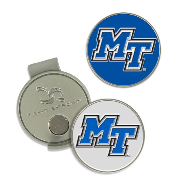 Clip para gorra y marcadores de los Blue Raiders de Middle Tennessee State