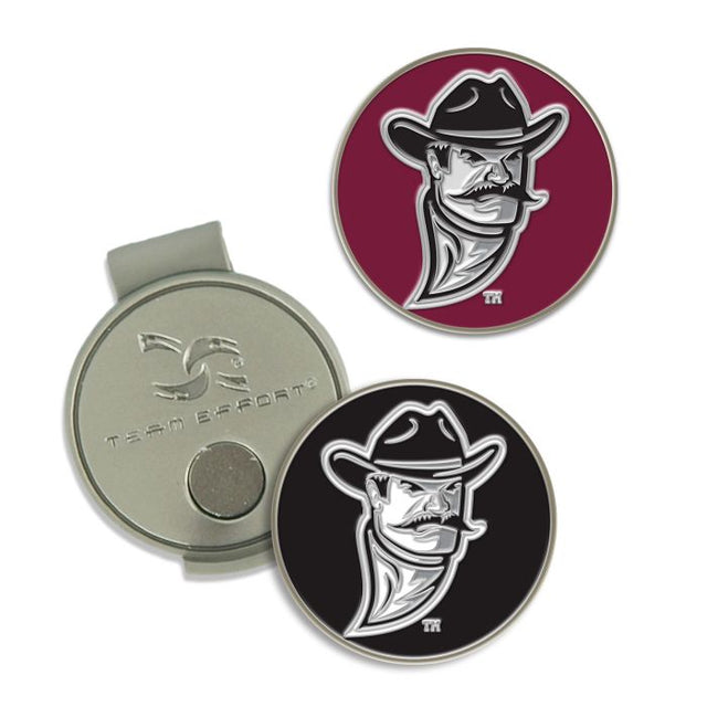 Clip para gorra y marcadores de los New Mexico State Aggies