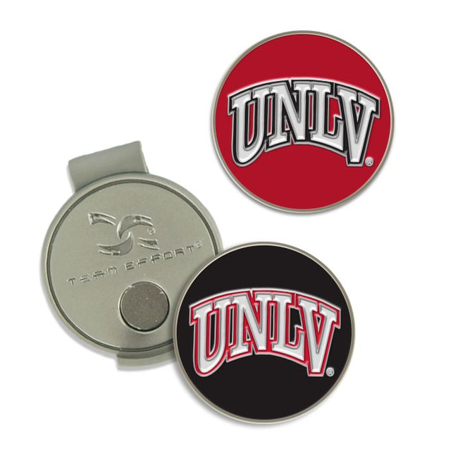 Clip para gorra y marcadores de los Rebeldes de la UNLV