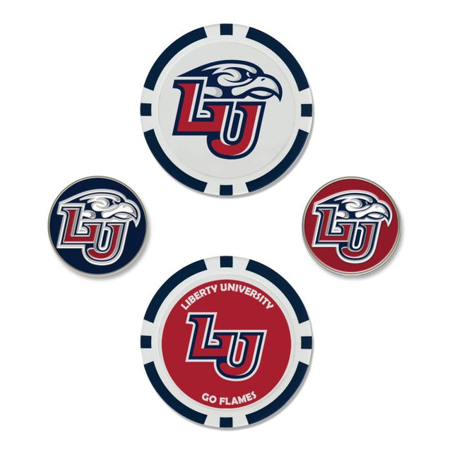 Liberty Flames Ball Marker Set of four