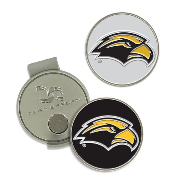 Clip para gorra y marcadores de los Golden Eagles de Southern Miss