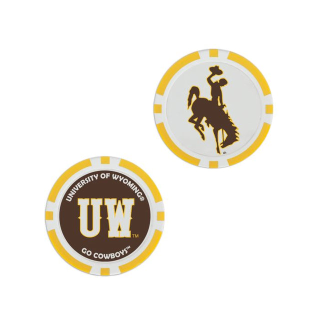 Wyoming Cowboys Ball Marker - Oversized indiv.