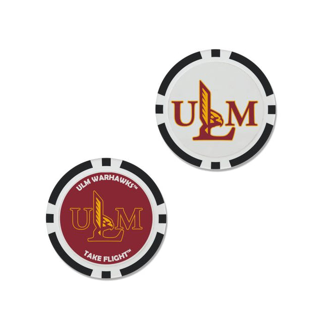 Louisiana - Monroe War Hawks Ball Marker - Oversized indiv.