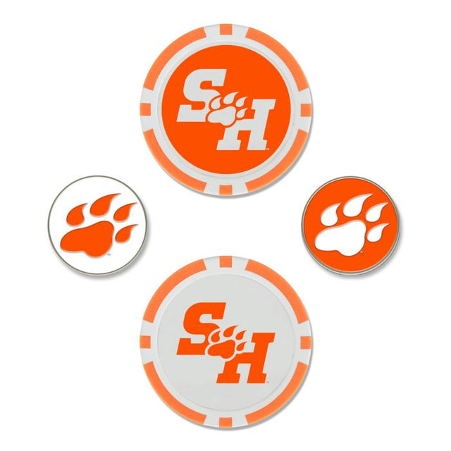 Sam Houston State Bearkats Ball Marker Set of four