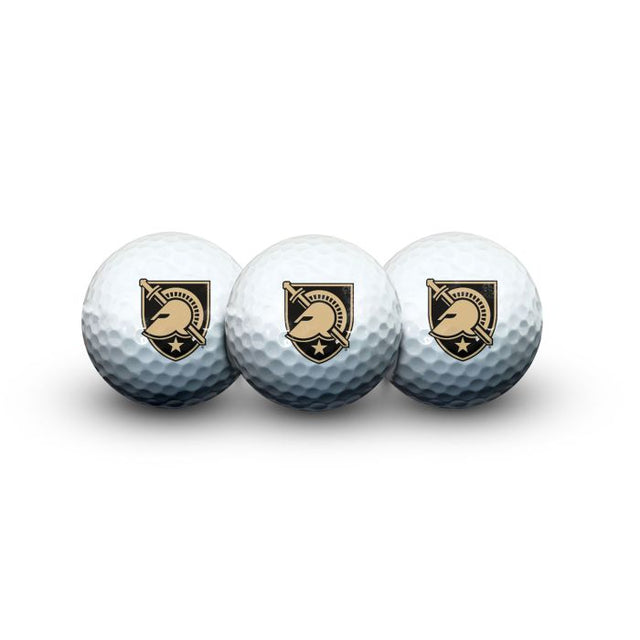 Pelotas de golf Army Black Knights 3 en estuche tipo concha