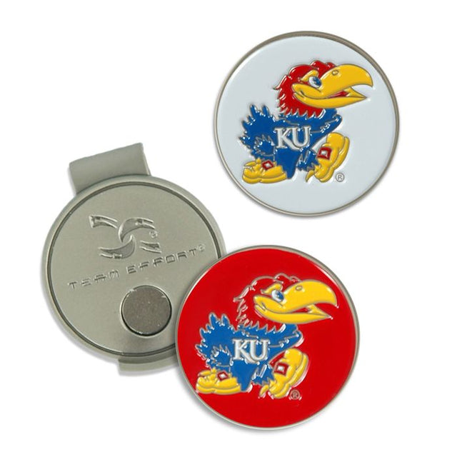 Clip para gorra y marcadores de los Kansas Jayhawks