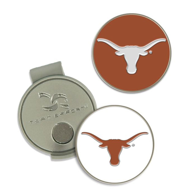 Clip para gorra y marcadores de los Texas Longhorns