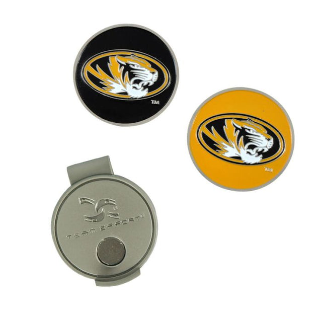 Clip para gorra y marcadores de los Missouri Tigers