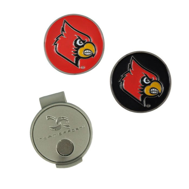 Clip para gorra y marcadores de los Louisville Cardinals