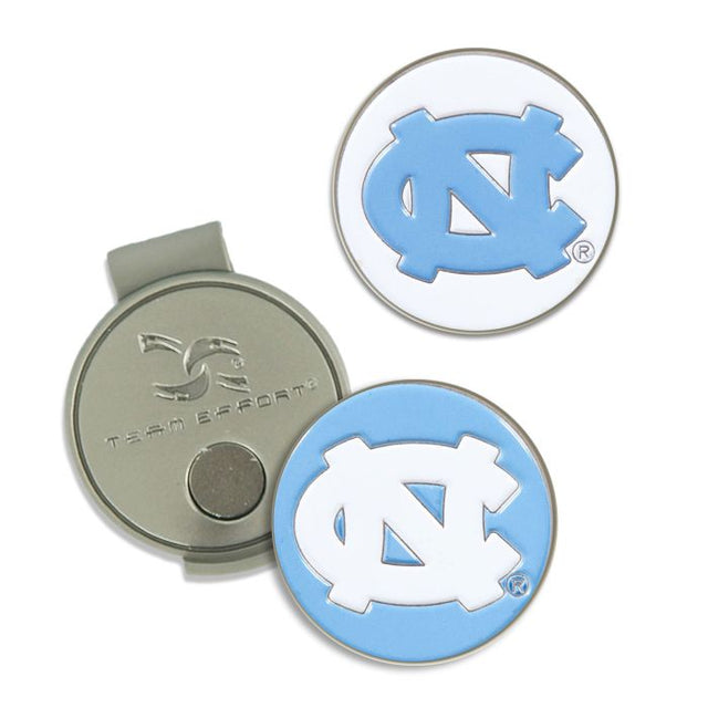 Pinza para gorra y marcadores de los Tar Heels de Carolina del Norte