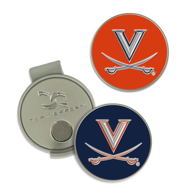 Clip para gorra y marcadores de los Virginia Cavaliers