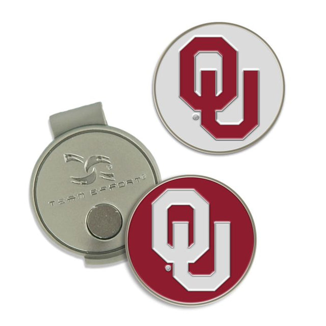 Clip para gorra y marcadores de los Oklahoma Sooners