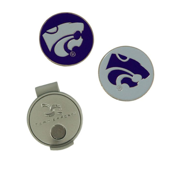 Clip para gorra y marcadores de los Kansas State Wildcats