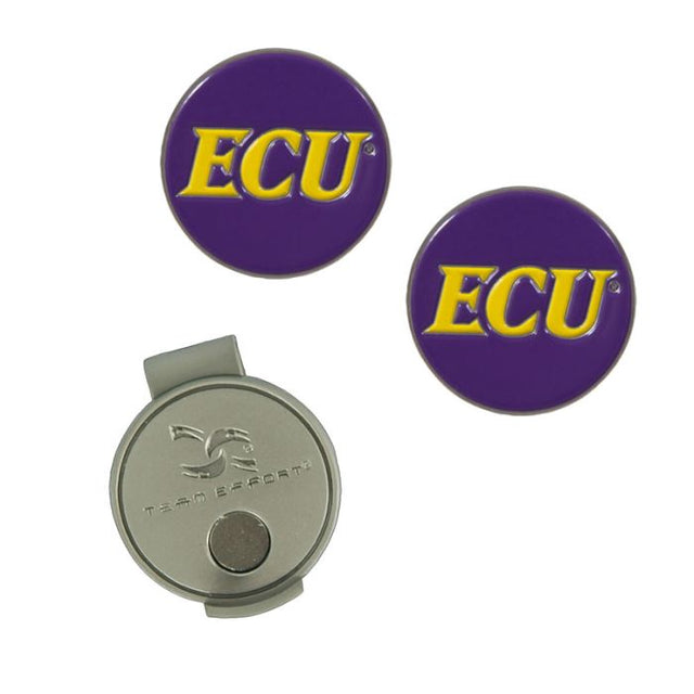 Clip para gorra y marcadores de los Piratas de East Carolina