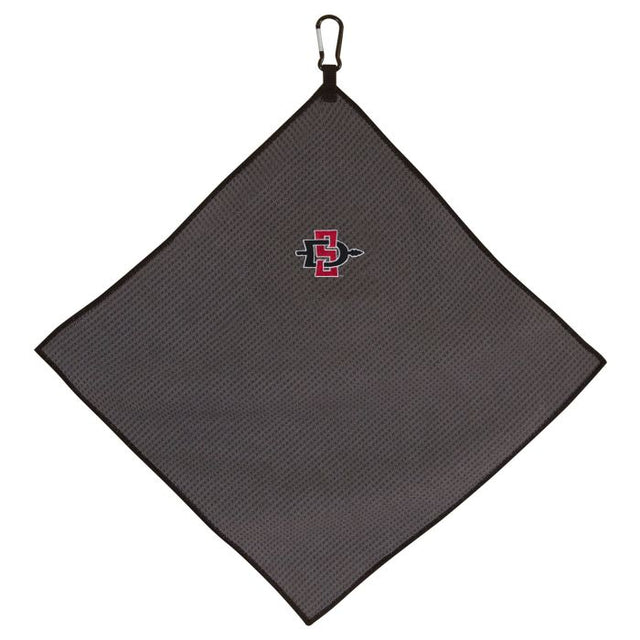 Toalla de microfibra gris de los San Diego State Aztecs, 15 x 15 pulgadas