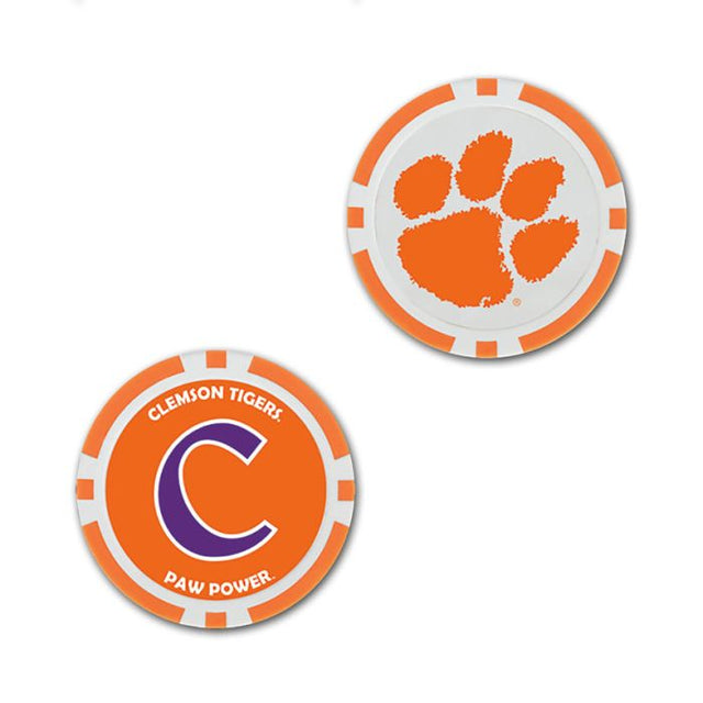 Clemson Tigers Ball Marker - Oversized indiv.