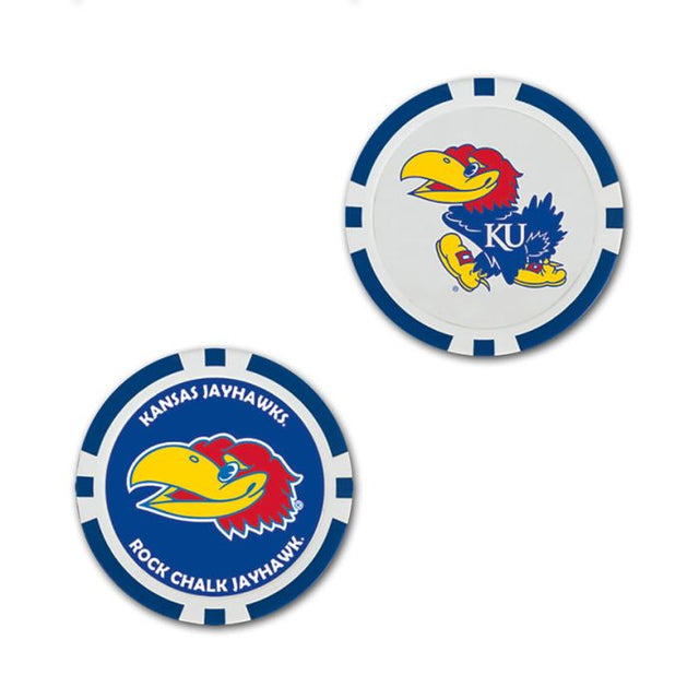 Kansas Jayhawks Ball Marker - Oversized indiv.