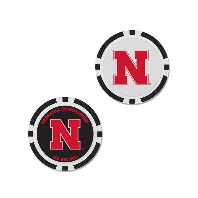 Nebraska Cornhuskers Ball Marker - Oversized indiv.