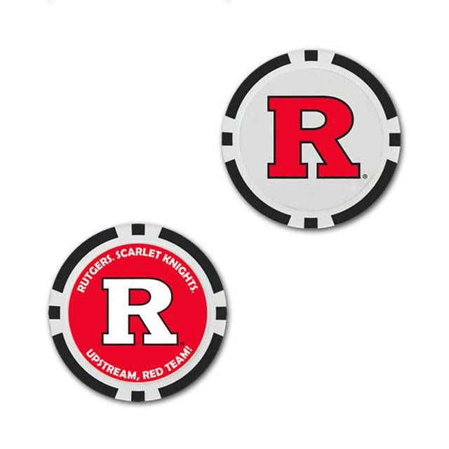 Marcador de bola Rutgers Scarlet Knights - Individual de gran tamaño.