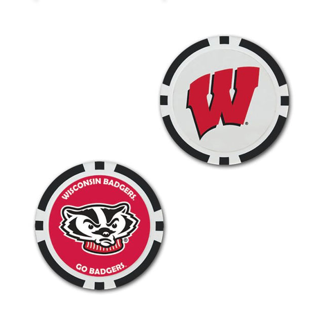 Wisconsin Badgers Ball Marker - Oversized indiv.