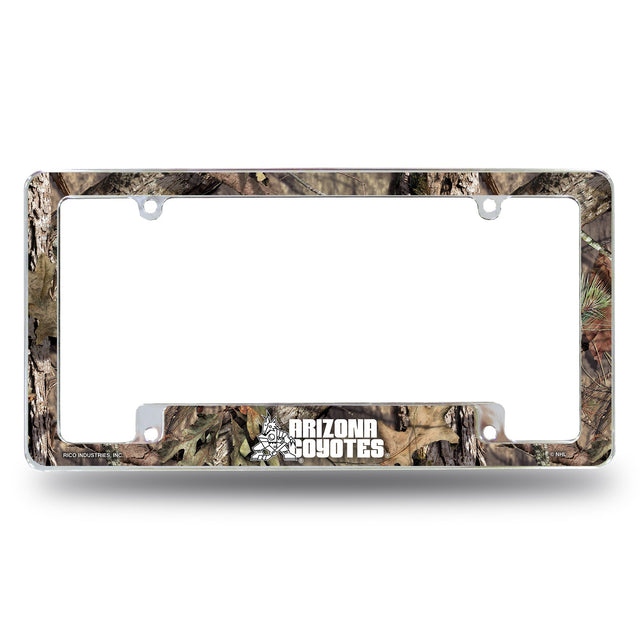 Arizona Coyotes - Mossy Oak Buc Camo - All Over Chrome Frame (Bottom Oriented)