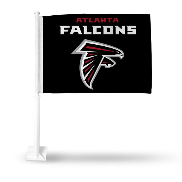 Atlanta Falcons Black Background Car Flag