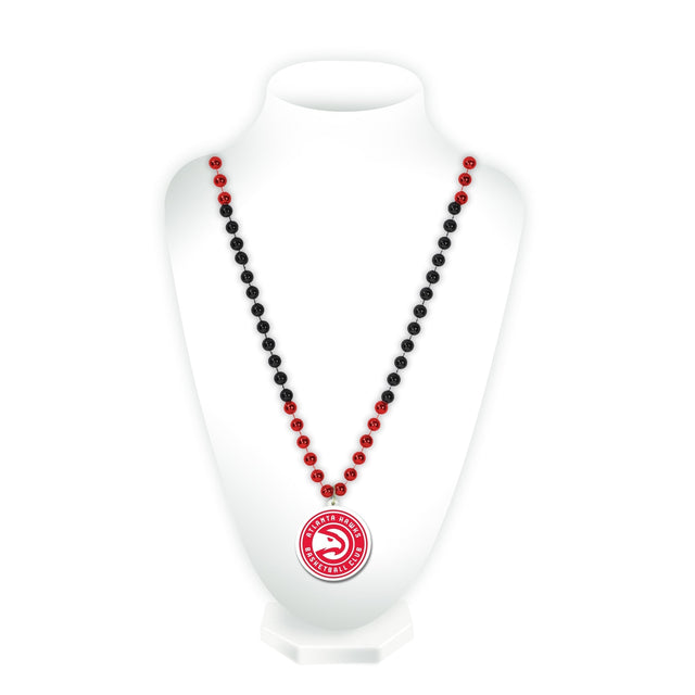 Atlanta Hawks Sport Beads With Medallion