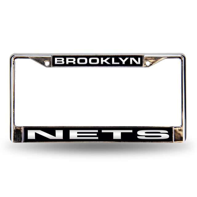 Brooklyn Nets Laser Chrome Frame