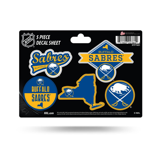 Buffalo Sabres 5-Pc Sticker Sheet