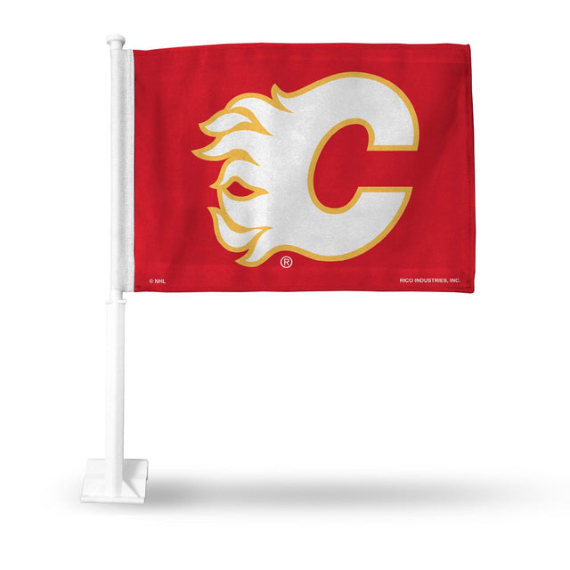 Bandera para coche de los Calgary Flames