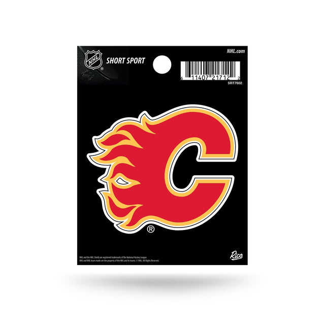 Calcomanía deportiva corta de Calgary Flames