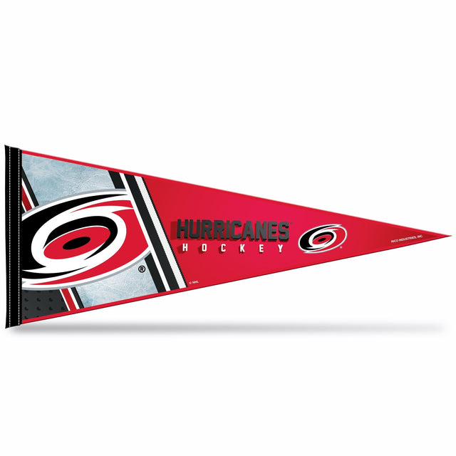 Banderín de fieltro suave en cartulina de 30 x 76 cm de los Carolina Hurricanes