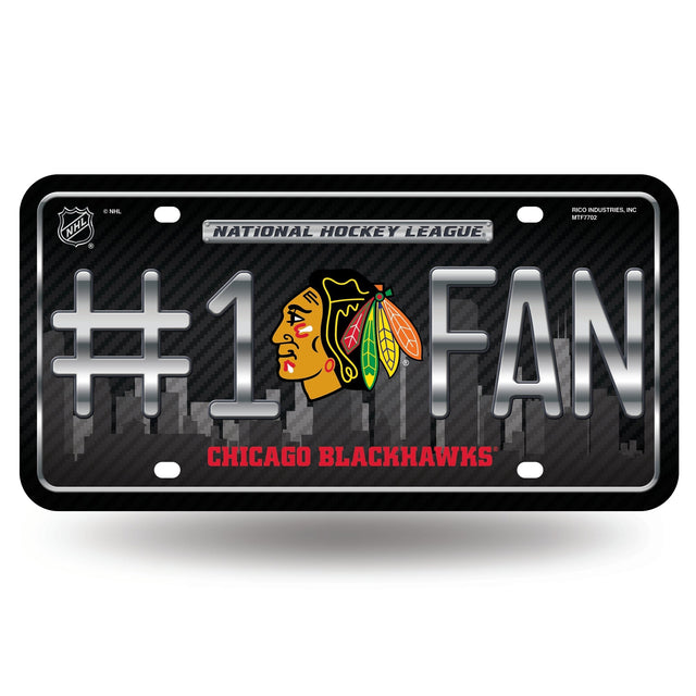 Chicago Blackhawks #1 Fan Metal Tag