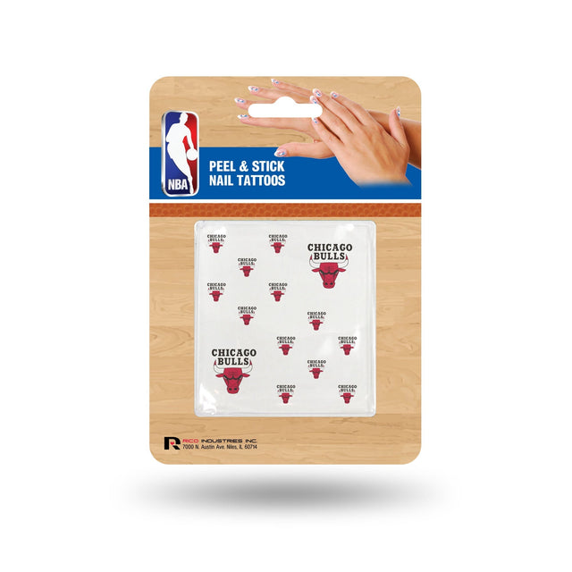 Chicago Bulls Nail Tattoos