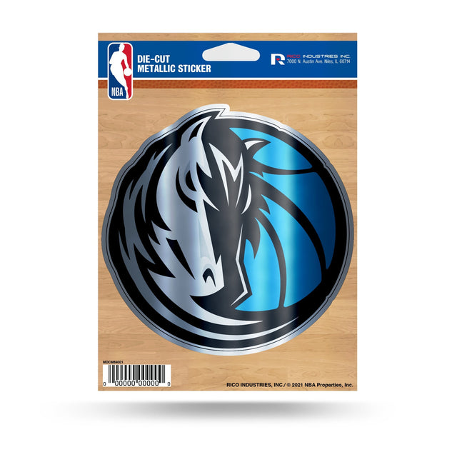 Dallas Mavericks Die Cut Metallic Sticker