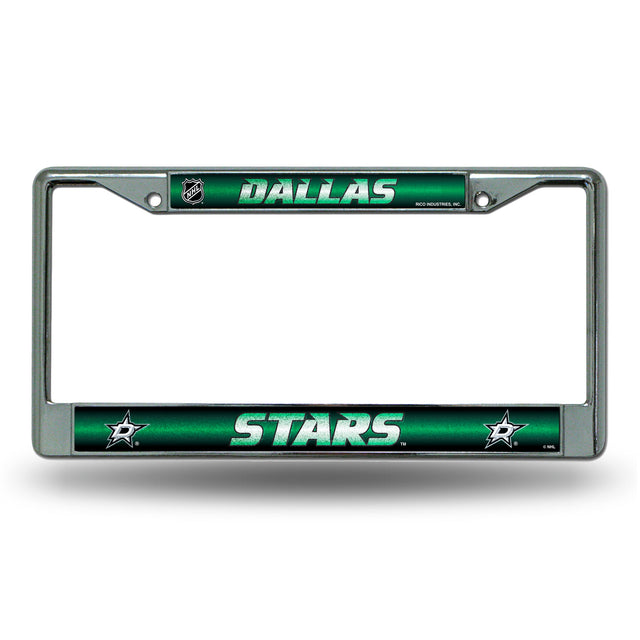 Dallas Stars Bling Chrome License Plate Frame