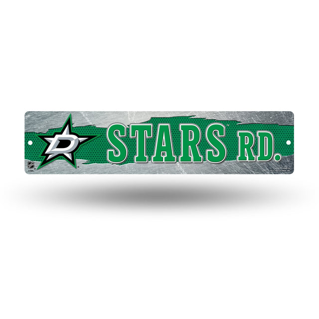 Letrero de plástico para la calle de los Dallas Stars