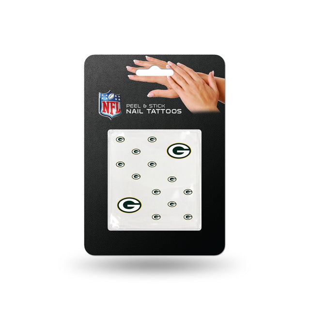 Green Bay Packers Nail Tattoos